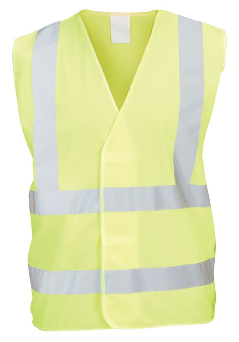 Hi Vis Waistcoat Yellow Large  X Large 50 14" Chest