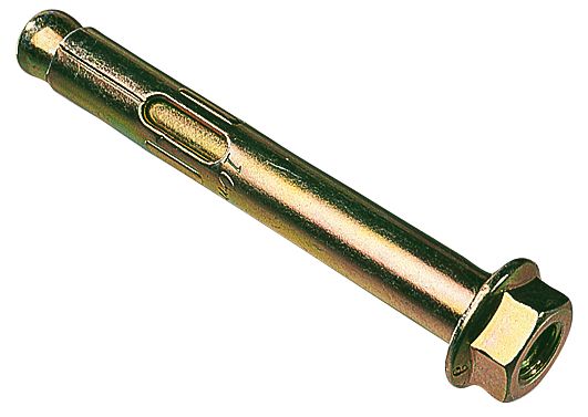 Easyfix  Sleeve Anchors Yellow Zinc-Plated 12mm x 75mm M10 10 Pack