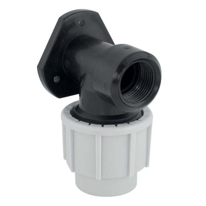 Fitt S52425C Compression Wall Fitting 90° 25mm