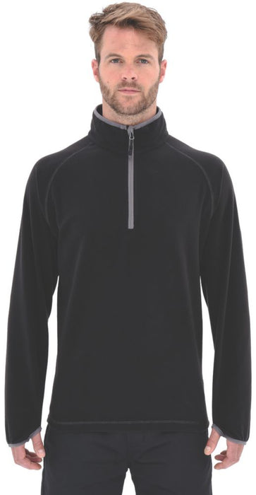 Site Beech Microfleece Pullover Black X Large 48" Chest