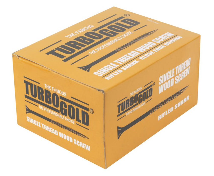 TurboGold  PZ Double-Countersunk Multipurpose Screws 5 x 80mm 100 Pack