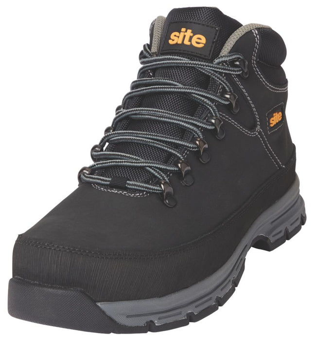 Site Bronzite   Safety Boots Black Size 7
