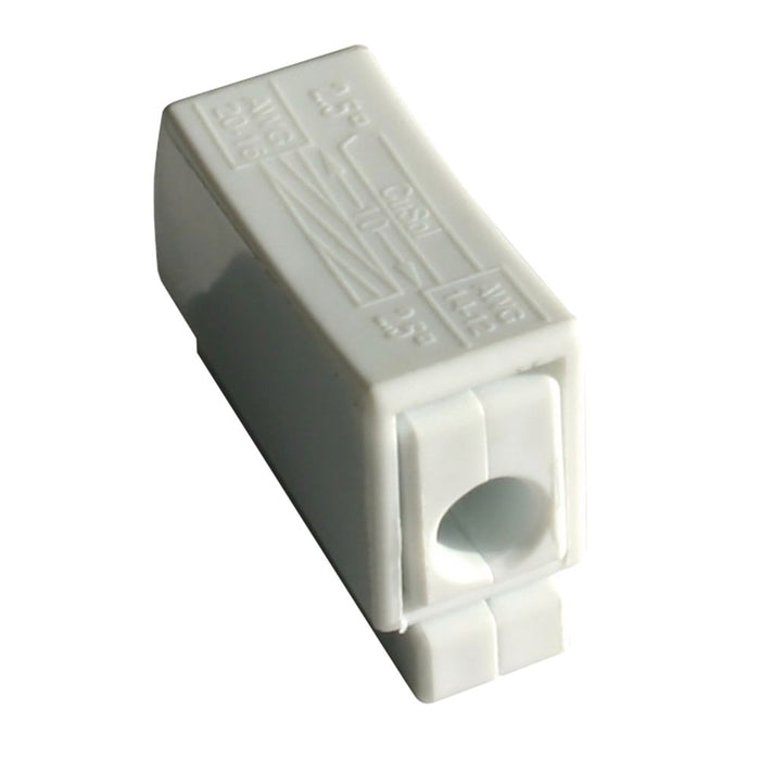 Capri  24A 1-Way Push-Wire Connectors For Flexible  Solid Wire 100 Pack