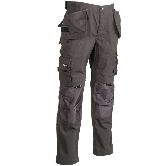 Herock Dagan Multi-Pocket Trousers Grey 42" W 32" L