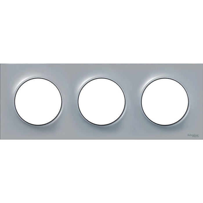 Schneider Electric Odace - Recessed Equipment  Grey Cover Plate