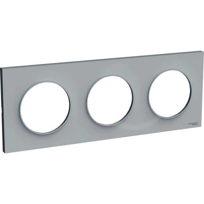 Schneider Electric Odace - Recessed Equipment  Grey Cover Plate