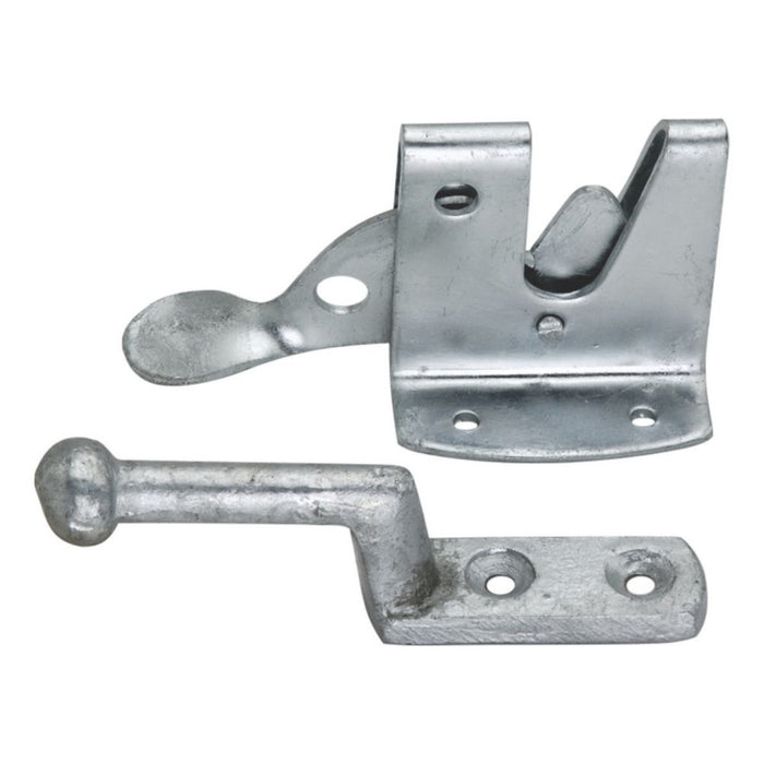 Smith & Locke Heavy Duty Auto Gate Catch Galvanised 120mm