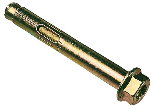 Easyfix  Sleeve Anchors Yellow Zinc-Plated 16mm x 145mm M12 10 Pack