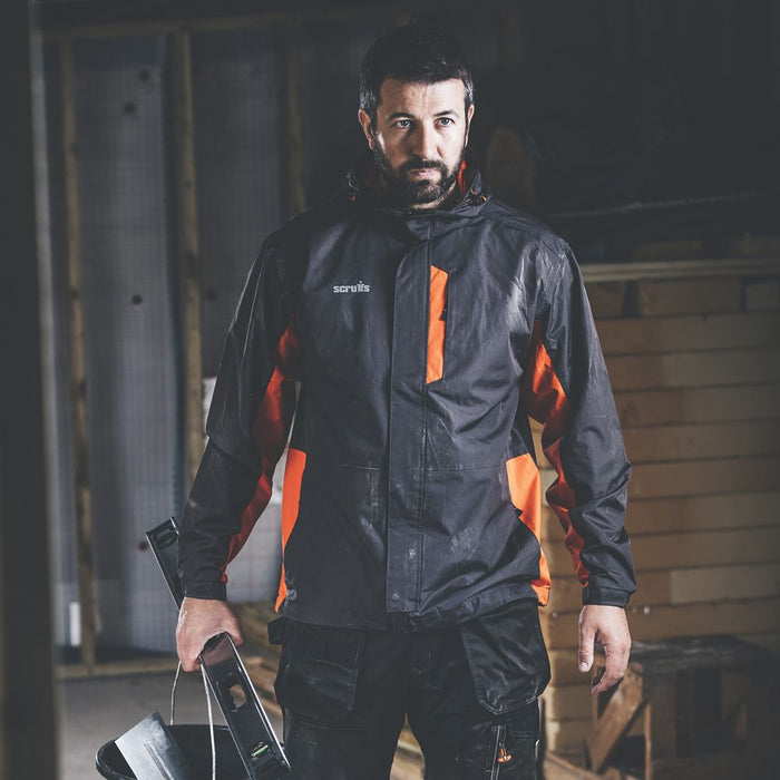 Scruffs Worker Jacket GraphiteOrange X Large 48" Chest