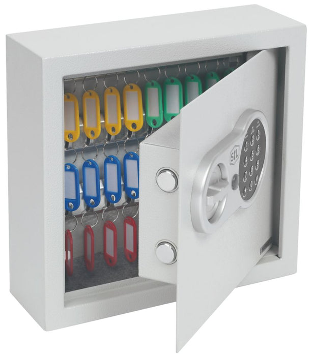 Smith & Locke  30-Hook Electronic Combination Electronic Key Cabinet Safe