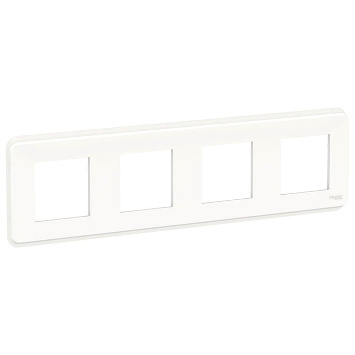 Schneider Electric Unica - Recessed equipment  White Cover Plate