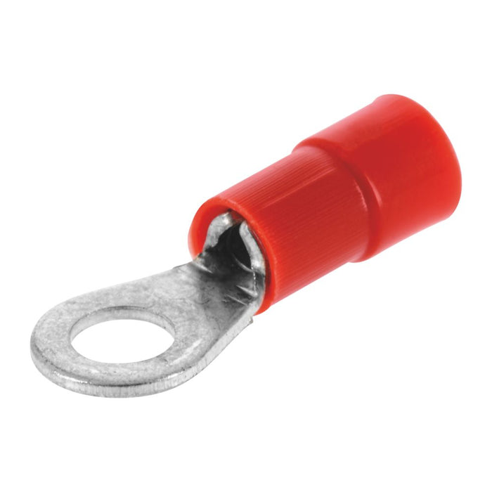 Klauke Insulated Red 8mm Ring Crimp Terminal 100 Pack