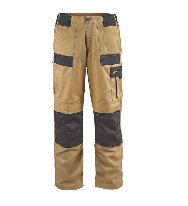 Site Pointer Work Trousers Stone  Black 34" W 32" L