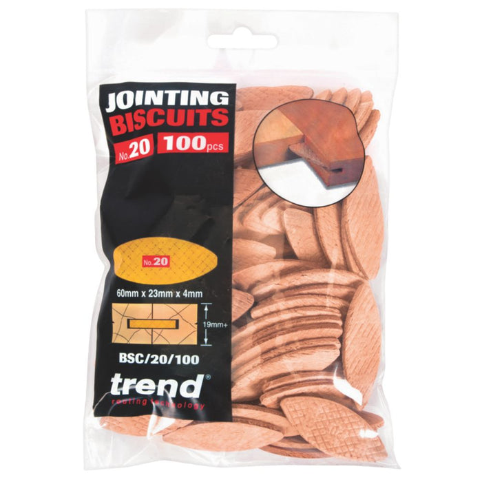 Trend No. 20 Jointing Biscuits 100 Pack