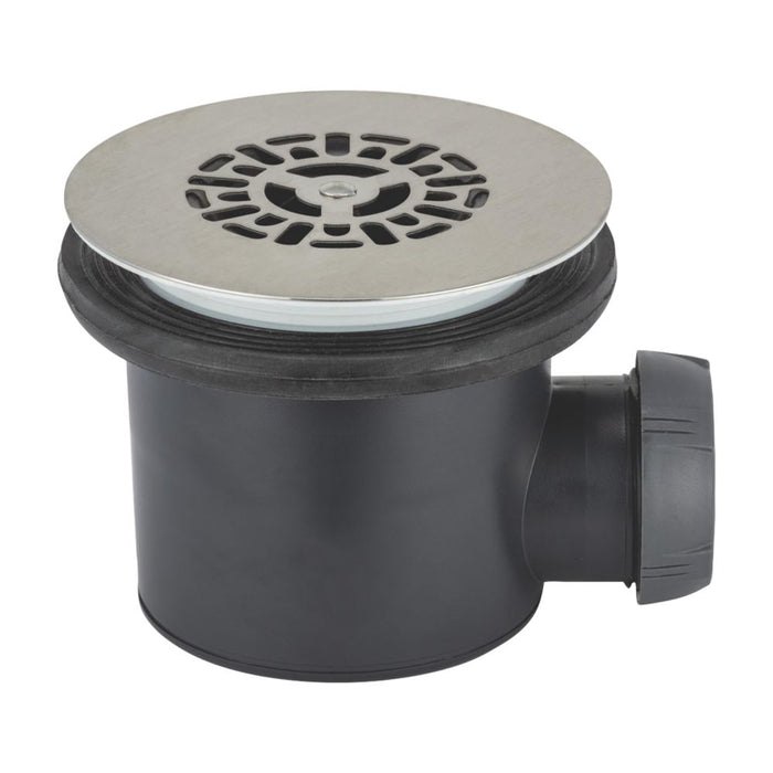 Wirquin Tourbillon Whirlpool Shower Waste Dark Grey 40mm