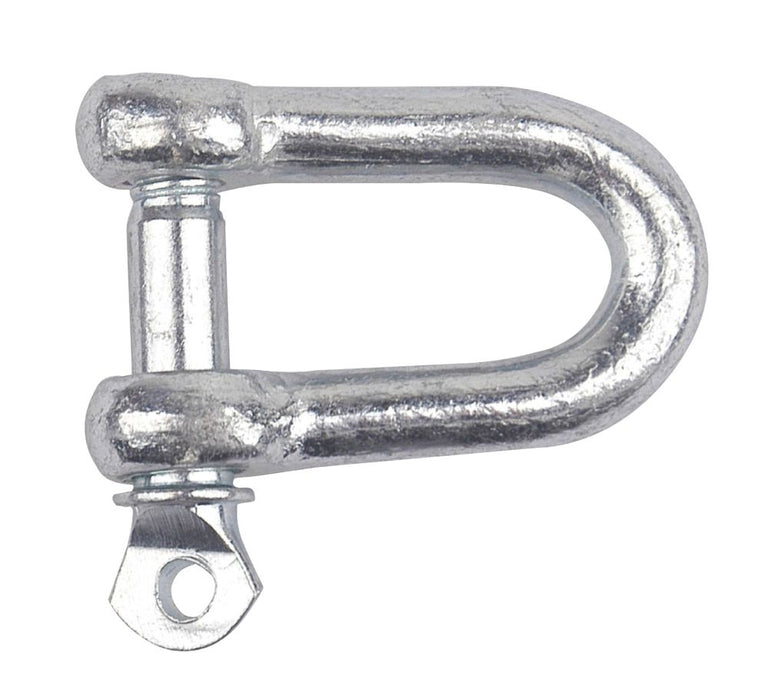 Diall M8 D-Shackles Zinc-Plated 10 Pack