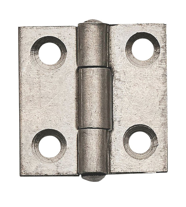 Self-Colour  Fixed Pin Butt Hinges 25mm x 24.5mm 2 Pack