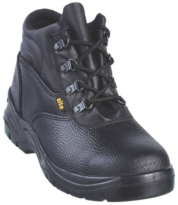 Site Slate   Safety Boots Black Size 7