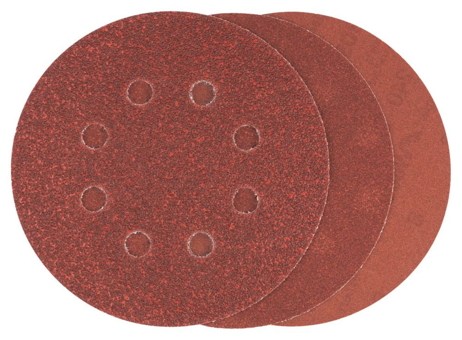 Bosch   Sanding Discs Punched 125mm 60  120  240 Grit 6 Pieces
