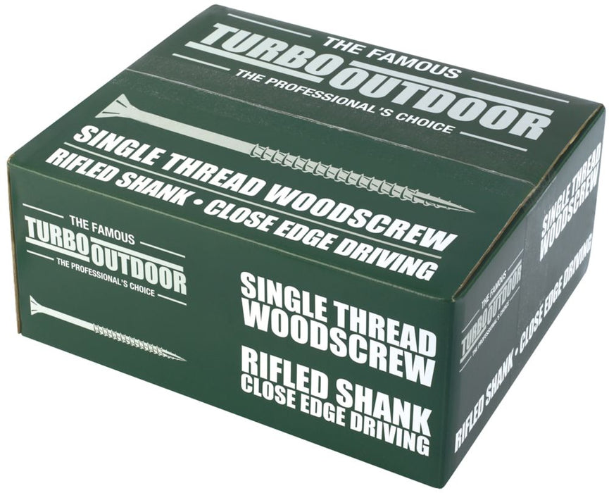 Turbo Outdoor  PZ Double-Countersunk Trade Pack 1000 Pcs