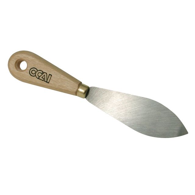 Ocai Wooden-Handled Bay Leaf Putty Knife 40mm