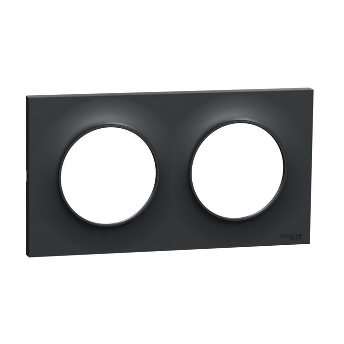 Schneider Electric Odace - Recessed apparatus  Finishing Plate Anthracite