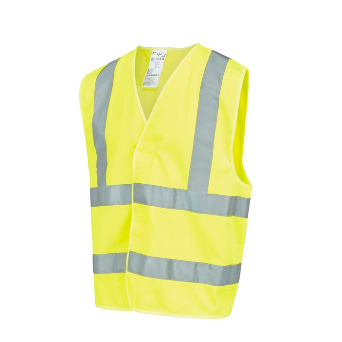 Site Rushton Hi-Vis Waistcoat Yellow Large  X Large 50" Chest