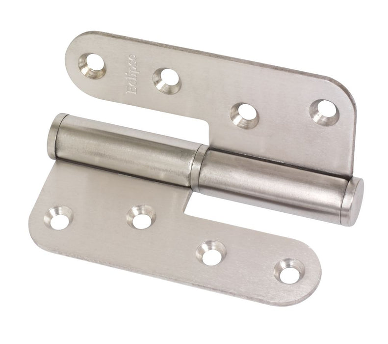 Eclipse Satin Stainless Steel  Lift-Off Hinges 102 x 89mm 2 Pack