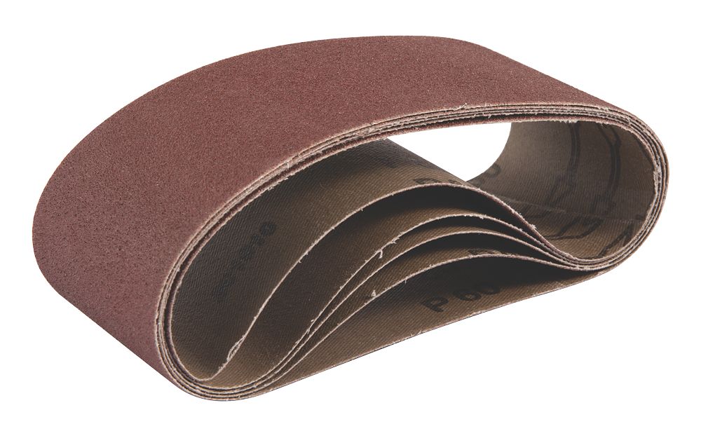 Titan  Sanding Belt Unpunched 457 x 76mm 60 Grit 5 Pack