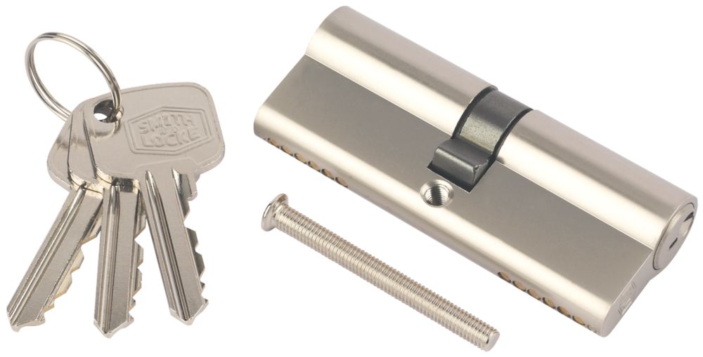 Smith & Locke 6-Pin Euro Cylinder 40-50 (90mm) Nickel