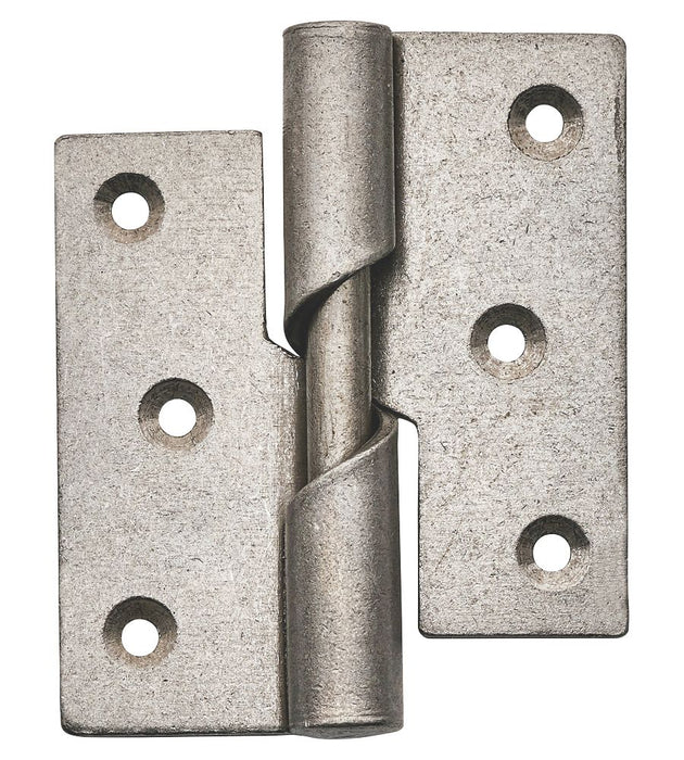 Self-Colour  Rising Butt Hinges LH 76mm x 71mm 2 Pack