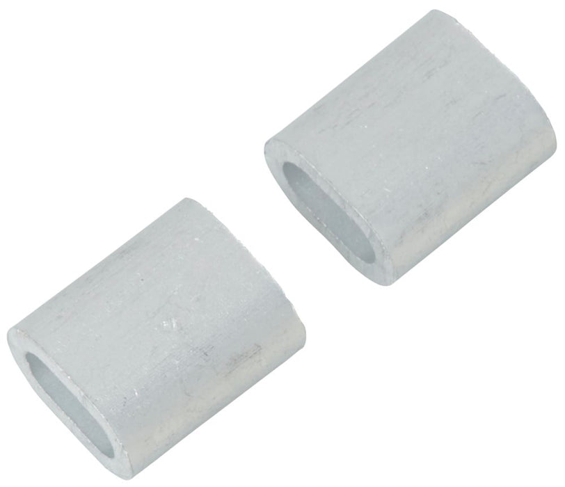 Diall Aluminium Ferrules 4mm 2 Pack