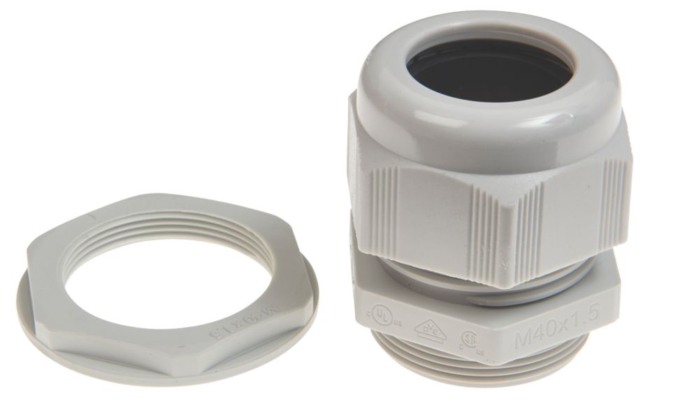 Schneider Electric Plastic Cable Glands  M40 5 Pack