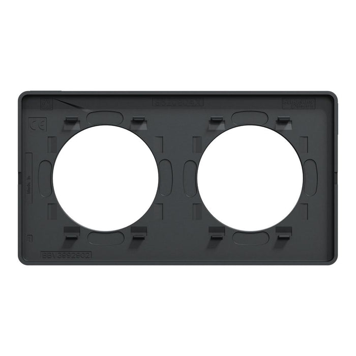 Schneider Electric Odace - Recessed Equipment  Anthracite Finishing Plates 5 Pack