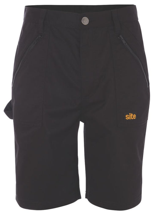 Site Beagle Action Multi-Pocket Shorts Black 36" W