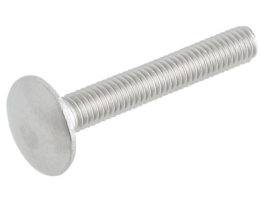 Easyfix Threaded Coach Bolts A2 Stainless Steel  M6 x 40mm 10 Pack