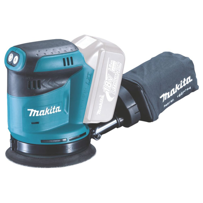 Makita DBO180Z 125mm 18V Li-Ion LXT  Cordless Random Orbital Sander - Bare