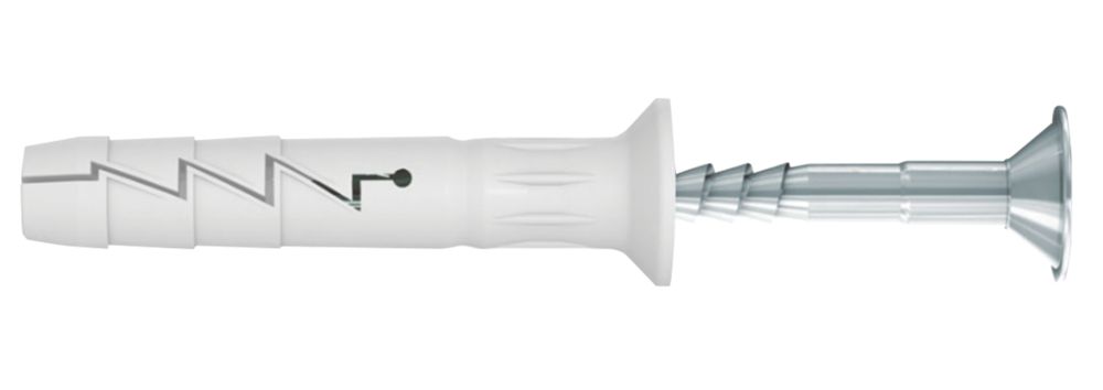 Rawlplug Nylon Hammer-In Fixings 8mm x 100mm 50 Pack