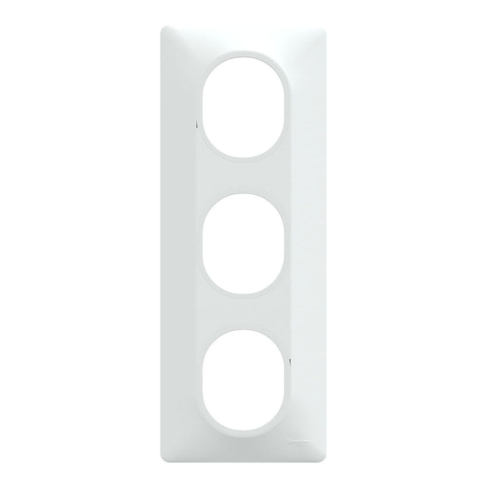 Schneider Electric Ovalis - Recessed Device  White Finishing Plate