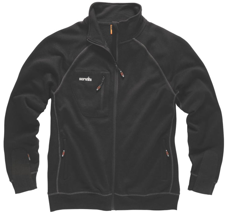 Scruffs Delta Sweatshirt Black Medium 42" Chest