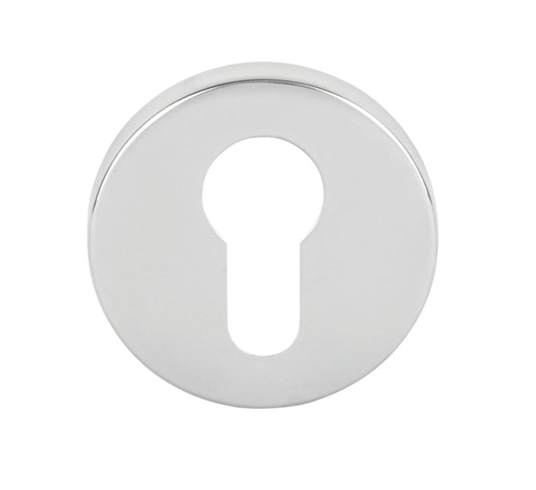 Eurospec Euro Escutcheon (Pair) Polished Stainless Steel 54mm