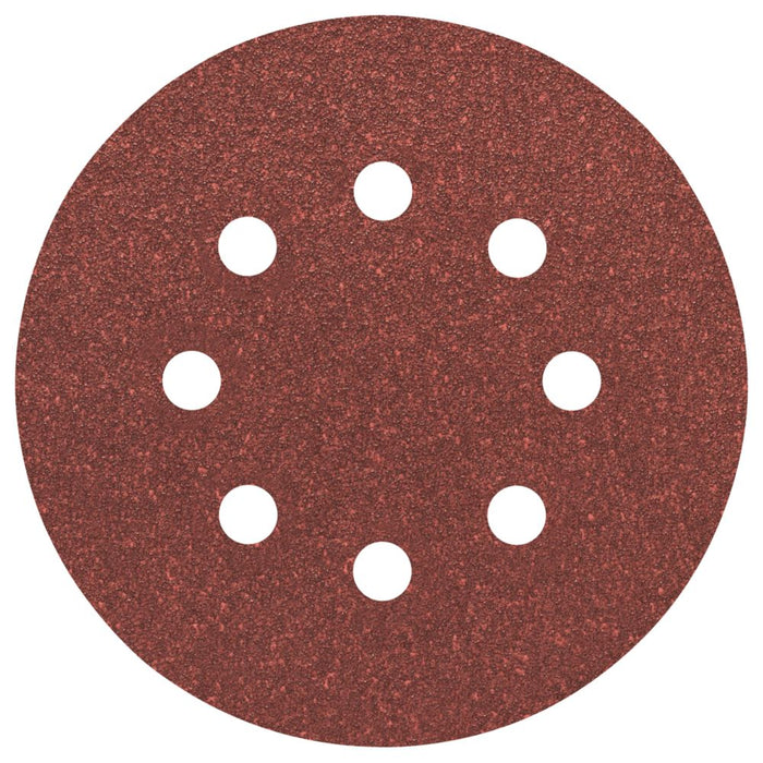 Bosch   Sanding Discs Punched 125mm 80 Grit 5 Pack