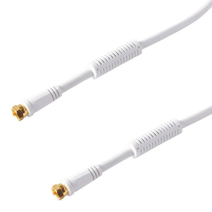 F-Plug Coaxial Cable Gold Pin 10m