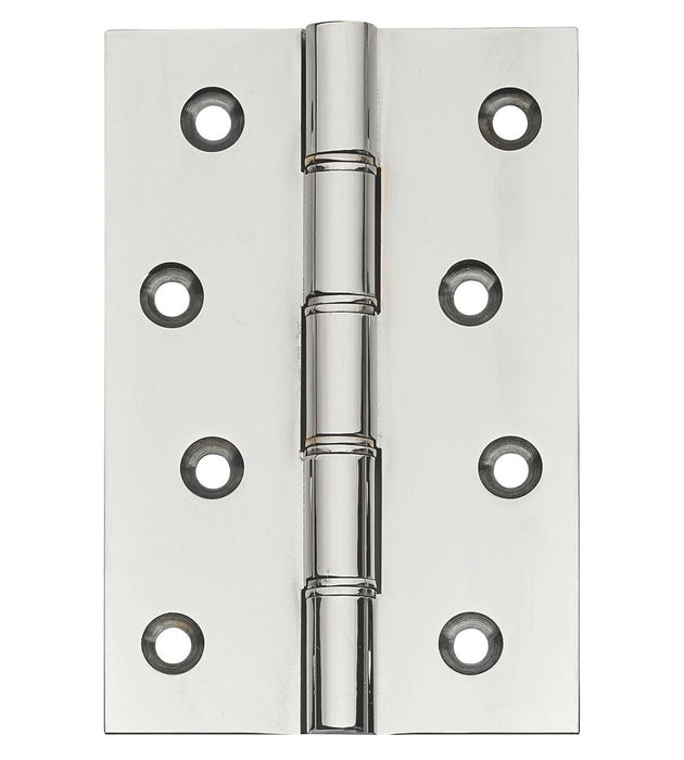 Polished Chrome  Double Phosphor Bronze Washered Butt Hinges 101mm x 67mm 2 Pack