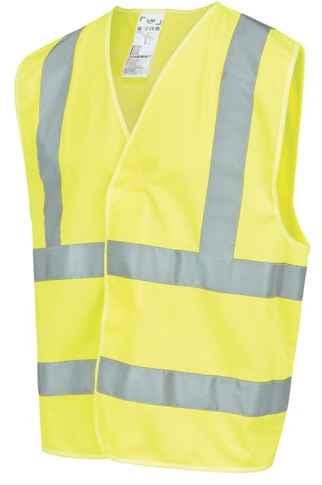 Site Rushton Hi-Vis Waistcoat Yellow Small  Medium 48" Chest