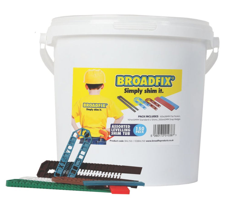 Broadfix Assorted Levelling Kit One Size 200 Pcs