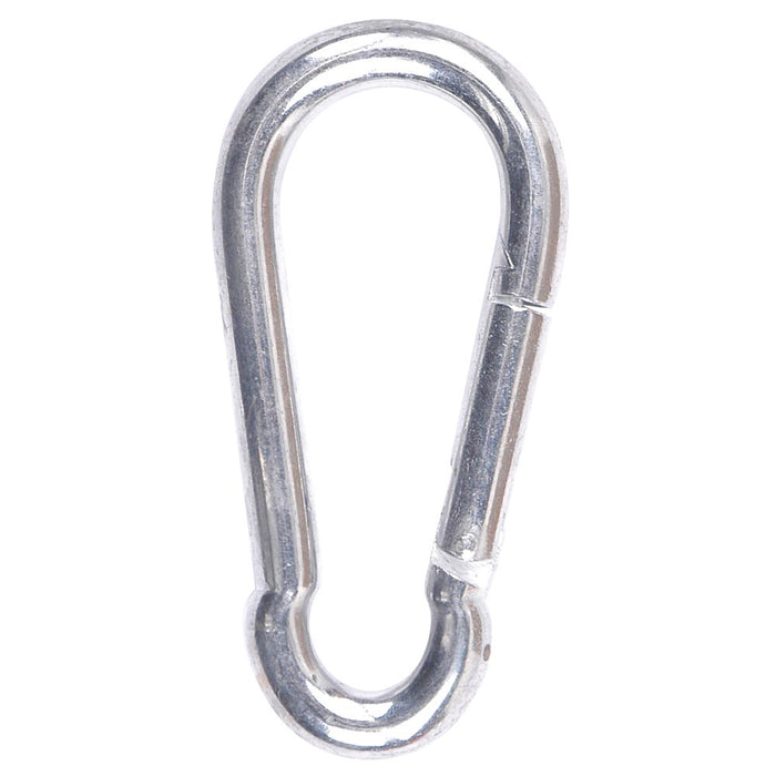 Diall 5mm Snap Hooks Zinc-Plated 10 Pack