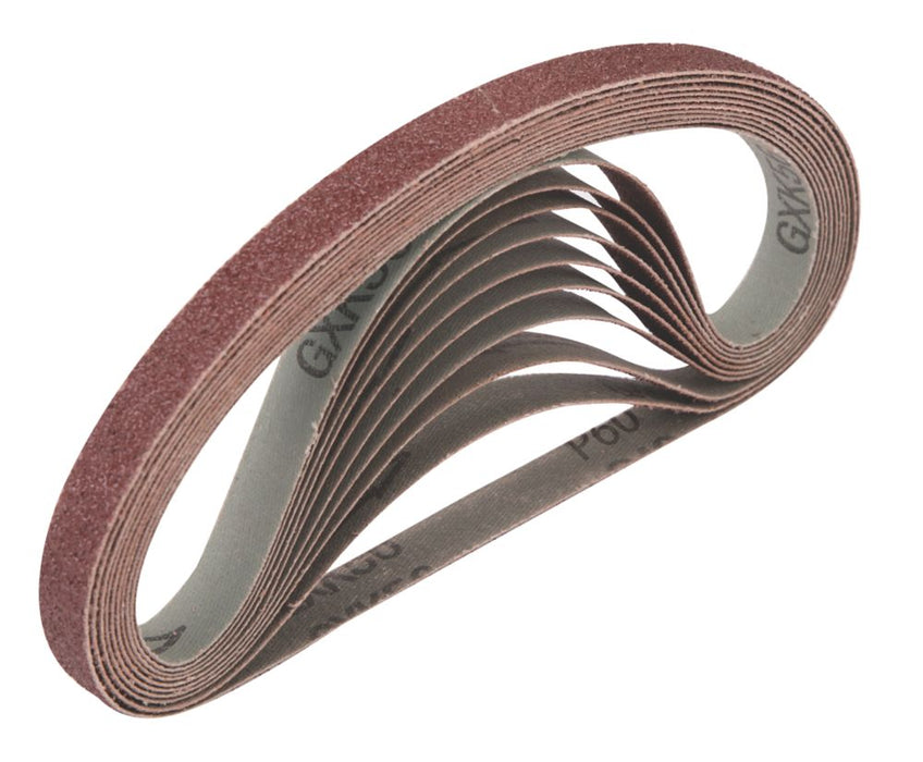 Titan  Sanding Belt Unpunched 457 x 13mm 60 Grit 10 Pack