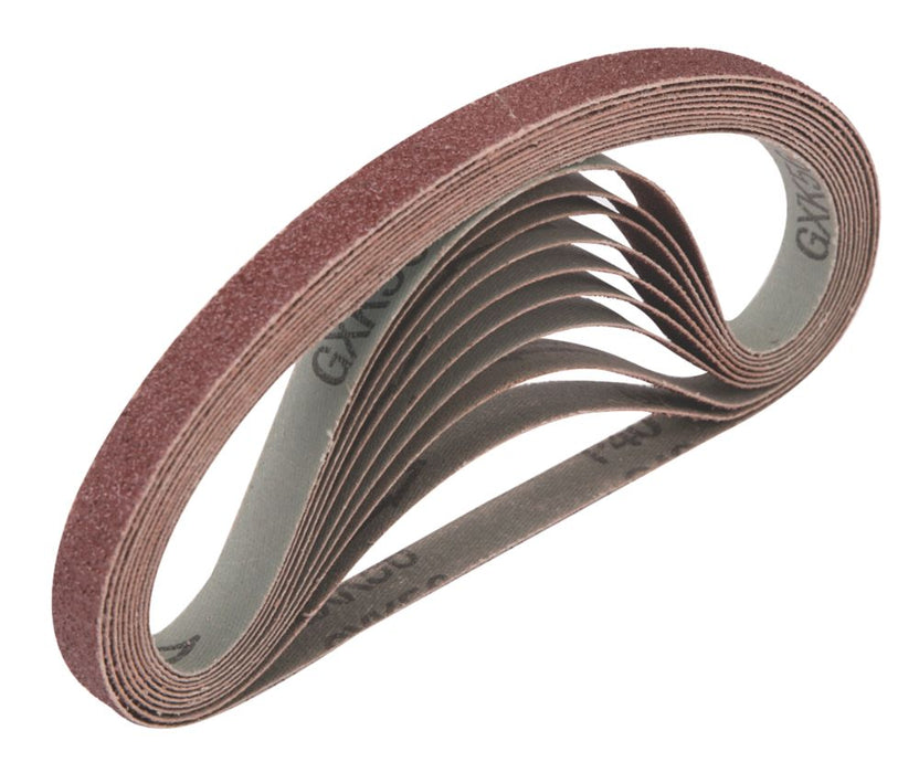 Titan  Sanding Belt Unpunched 457 x 13mm 40 Grit 10 Pack