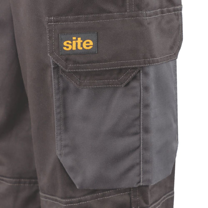 Site Coppell Holster Pocket Trousers Black  Grey 32" W 32" L